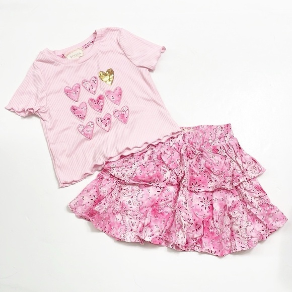 Btween toddler girls paisley print rodeo matching set - Picture 1 of 3